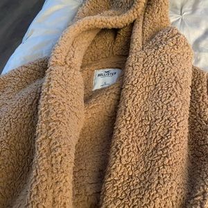 Hollister “fuzzy bear” jacket
